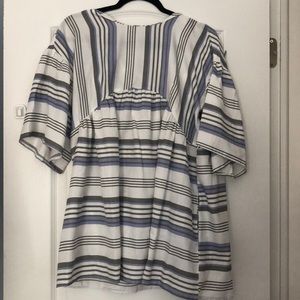 Striped Baby Doll Tunic